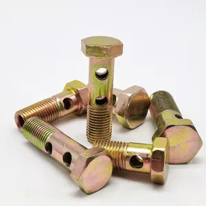 Metric Hexagon Socket Head Cap Banjo Pipe Joint Size M10 High Pressure Bolt Banjo Bolt With Hole thumbnail-3