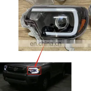 High Quality Front Light Modified Halogen/LED Head Lamp USA Version Headlight for Toyota Tacoma 2012-2015 thumbnail-1