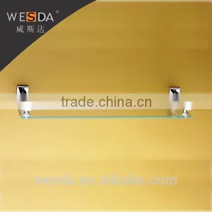 Wesda Wall Mounted Stainless Steel Bathroom Accessories Set Glass Storage Rack C005 Quality Choice thumbnail-1