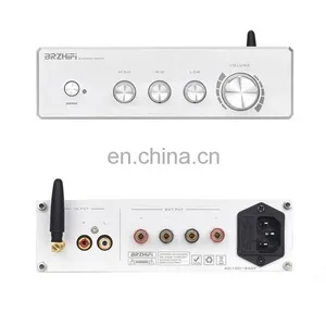 Assembled Silver/Black 300Wx2 TPA3255 DAC HiFi Home Power Amplifier With Tone Control Preamp thumbnail-3