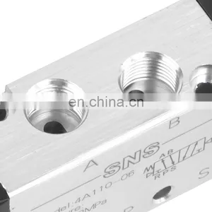 SNS 4A High Quantity Series Brass Fitting Waterproof Pneumatic Solenoid Valve thumbnail-4