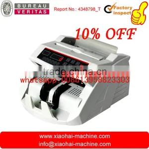 USD / EURO Cash Machine Bill Money Currency Counter With UV MG Detection Bill Counter thumbnail-1