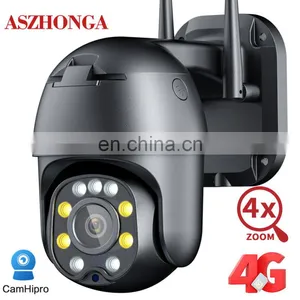 IP Camera Wireless 4G 4X Zoom Security Outdoor PTZ 5MP HD CCTV Dome Surveillance Cam Motion Tracking CamHipro thumbnail-2