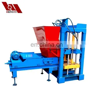 Interlocking Brick Machine Making/ Concrete Block Making Machine in Ghana QT4-25BH thumbnail-1