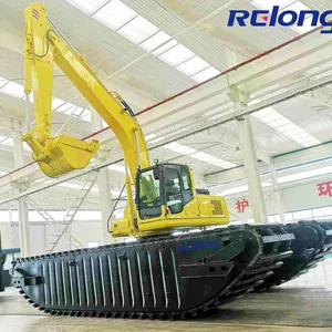 Earthmoving Machinery Amphibious Swamp Buggy Excavator With Dredging Pump thumbnail-3