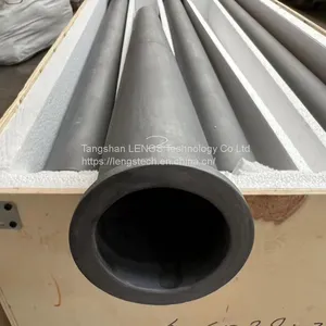 SiSiC Radiant Tubes, Silicon Carbide Ceramic Tubes, RBSiC Protective Tubes thumbnail-1