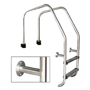 Swimming Pool Ladder 304/316 Stainless Steel 1.0/1.2 Thickness Anti-slip Pool Ladder For Sale thumbnail-4