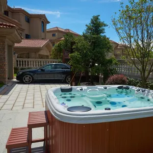 Deluxe Hot Tub JY8811 Outdoor Family 5 Person Jet Spa Whirlpool Hot Tub thumbnail-1