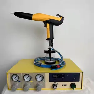 HXC-600A Factory Direct Sales In Line With Human Mechanics Design Powder Cartridge Electrostatic Powder Metal Coating Machine thumbnail-5