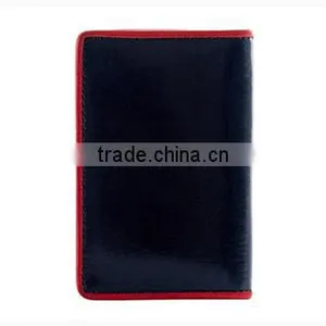Top Quality Bifold Simple Design Slim Genuine Leather Card Holder thumbnail-3