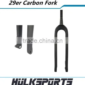 High Quality Mtb Bicycle Front Fork Matt Carbon Mountain Bike Fork 3k/ud 29er Carbon Fork thumbnail-1