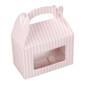 Wholesale Price Custom Printing Foldable Paper Box Food Packaging Box Gift Party Favors Boxes for Restaurant thumbnail-1