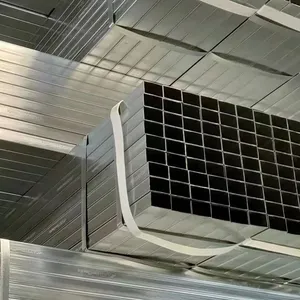 6m Hot Dip Galvanized Steel Square/ Rectangular Pipes Shs Hollow Section Welded Gi Steel Tube thumbnail-4