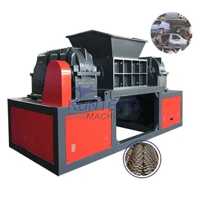 Two Shaft Shredder Car Bumper Body Shredding Machine Scrap Metal Car Crushers thumbnail-1