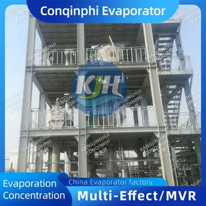 Oil-Free Compressor Counterflow MVR Evaporator, 15kW Motor, 2000L/h Evaporation Rate thumbnail-2