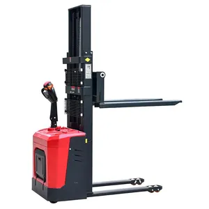 New Style 1.5 T Standing Position Electric Pallet Forklift Full Electric Pallet Stacker With Pedal thumbnail-5