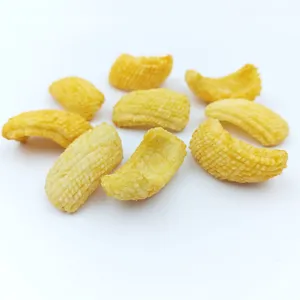 BRCGS Halal Certified Cheese Flavor Squid Roll Shape Fried Rice Crackers for Wholesale Bulk Food Distributors thumbnail-2