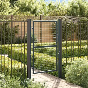 3D Mesh Fencing Round Tube Garden Gate With Individual Lock Set Packaging thumbnail-1