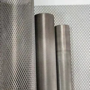 Aluminum, Mild Steel, and Stainless Steel Expanded Metal Guardrail, Scaffolding, and Brick Mesh Plates thumbnail-1