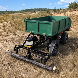 Remote Controlled Grass Cutting Machine 1350mm Working Width With 4kW Range Extender for Farm thumbnail-3