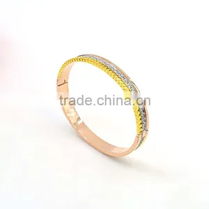 Rose Gold Jewellery Diamond Bangle Bracelets thumbnail-3