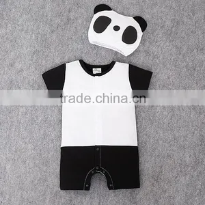 2016 Hot Sale Boutique Baby Clothes Summer Boys Romper Short Sleeve Animal Printed Toddlers Romper Suit thumbnail-5