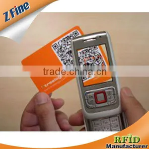 QR Printed RFID Cards With Standard or Non-standard Size 0.84mm Thickness thumbnail-1