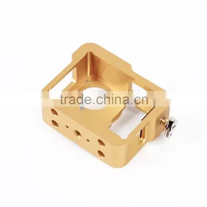 Golden Metal CNC Aluminium Protective Case Shell for Hero4 HERO3+ thumbnail-4