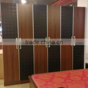 Melamine Modern Home Bedroom Wardrobe Designs With Low Price thumbnail-1
