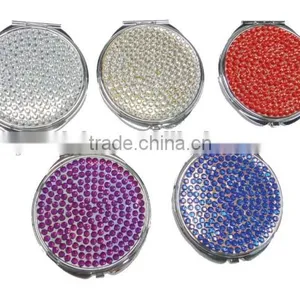 Bling Crystal Round Mirror thumbnail-4
