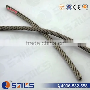 1x19 Elevator 16mm Galvanized Steel Wire Rope Price thumbnail-1