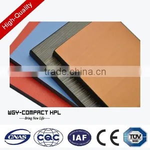 China Whole Sale 6mm Gloss Surface Good Intensity Hpl Laminate White Board thumbnail-5