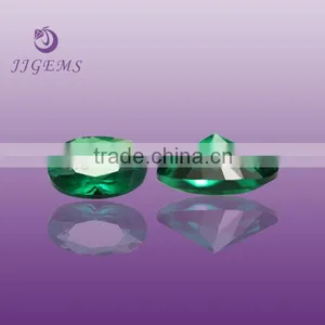 Lab Created Oval Loose Nano Green Spinel thumbnail-1