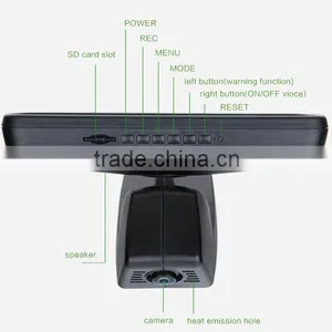 2015 New Hot Car Dvr With Speed Camera GPS Detector Gps Tracker G-sensor ADAS 1296p Quality Choice thumbnail-4