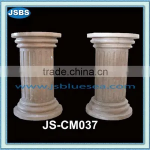 Handmade Round Marble Column Pillar thumbnail-1