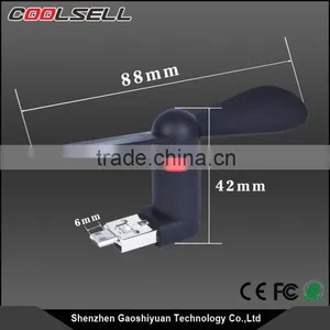Top Selling OTG Mini Fan Mini Portable Small Usb Fan For Android Phone thumbnail-4