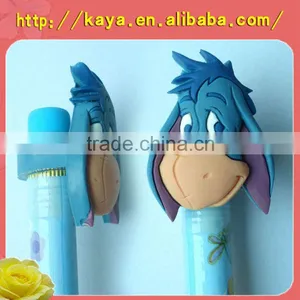 Eco-friendly Custom 3d Soft Pvc Wholesale Pencil Topper thumbnail-1