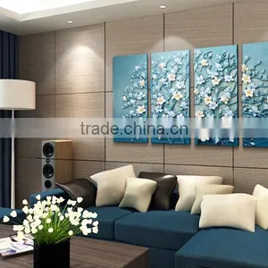 2015 Brilliant Modern Handmade Flower Abstract Painting Quality Choice thumbnail-6