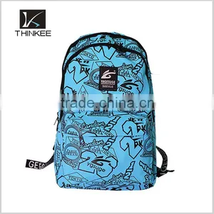 Sublimation Printing Korean Nylon Cmping Backpack thumbnail-1