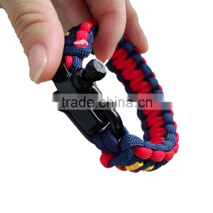Three Color Weaving Paracord Bracelet Fashion Acessories thumbnail-3