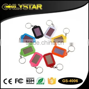 Onlystar GS-4006 Portable LED Torch Keychain Power Panel With 3 Leds Solar Flashlight thumbnail-1