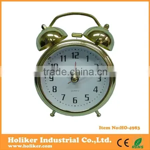 Round Metal Bell Alarm Clock for Kids thumbnail-1