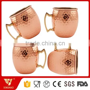 Luxury 18.6oz Dotted Cooper Mug With Ear thumbnail-6