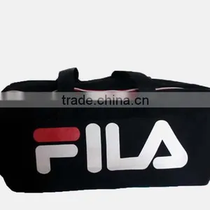 Manufacturer Black Knit Travel Sport Tote Bag With Customize Logo thumbnail-2