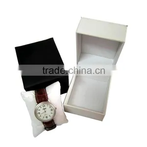 Classic Black And White Leather Watch Box Wholesale. thumbnail-6