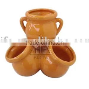 Lovely Fresh Glazed Solid Color Ceramic Pot thumbnail-1