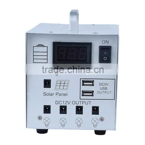 10W Home Lighting DC 12V Solar Power System Solar Kits thumbnail-2