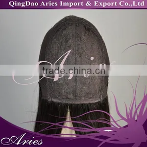 Wholesale Price 20" 1B 100% Mongolian Virgin Hair Skin Top Jewish Wig Kosher Wigs thumbnail-1