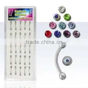 Body Piercing Jewelry,eyebrow Banana Body Jewellery, Banana Body Jewelry,banana Body Piercing Jewelry,eyebrow Banana Jewellery thumbnail-1