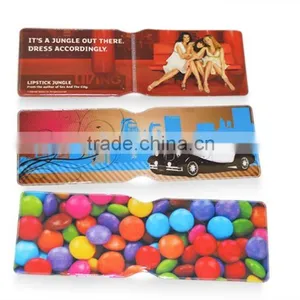 Fashion Design PVC 2 Folder Credit Card Holder for Bank thumbnail-5